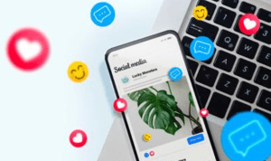 A graphic illustrating user engagement with Meta Ads through likes, comments, and shares.
